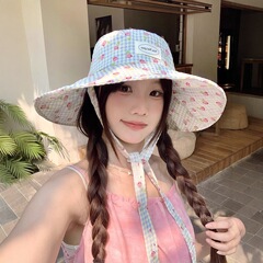 韓国版の小清新な花は漁師の帽子を持っています。