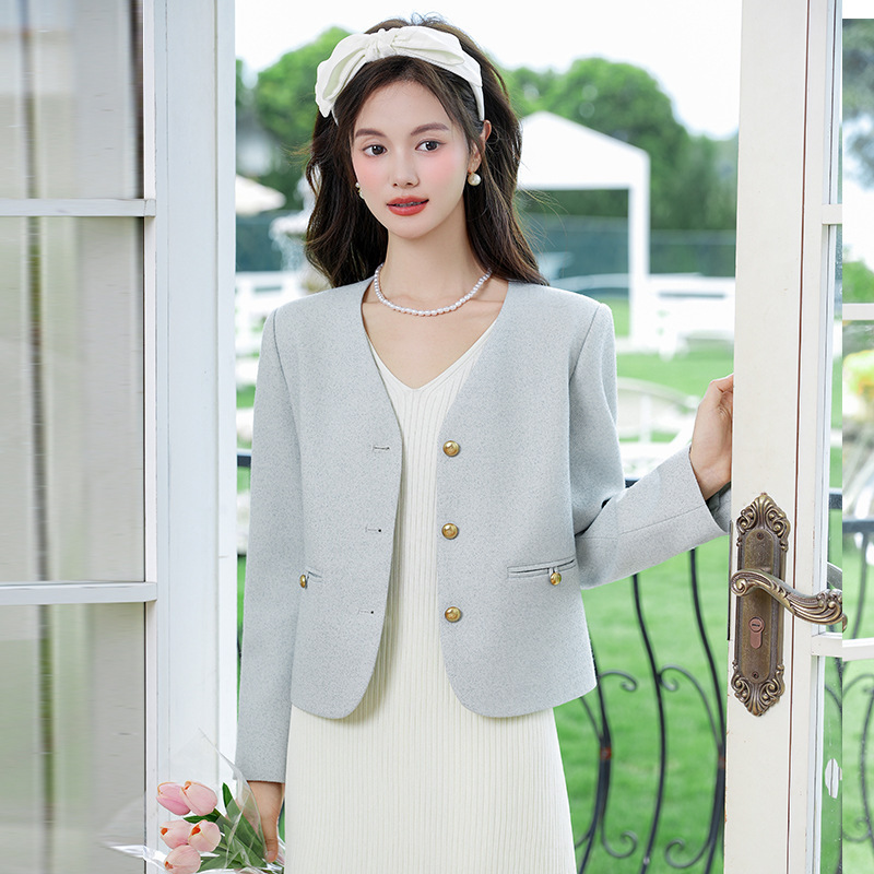 法式高级感小香风短款外套女2025秋季新款轻熟外搭春秋洋气上衣|undefined