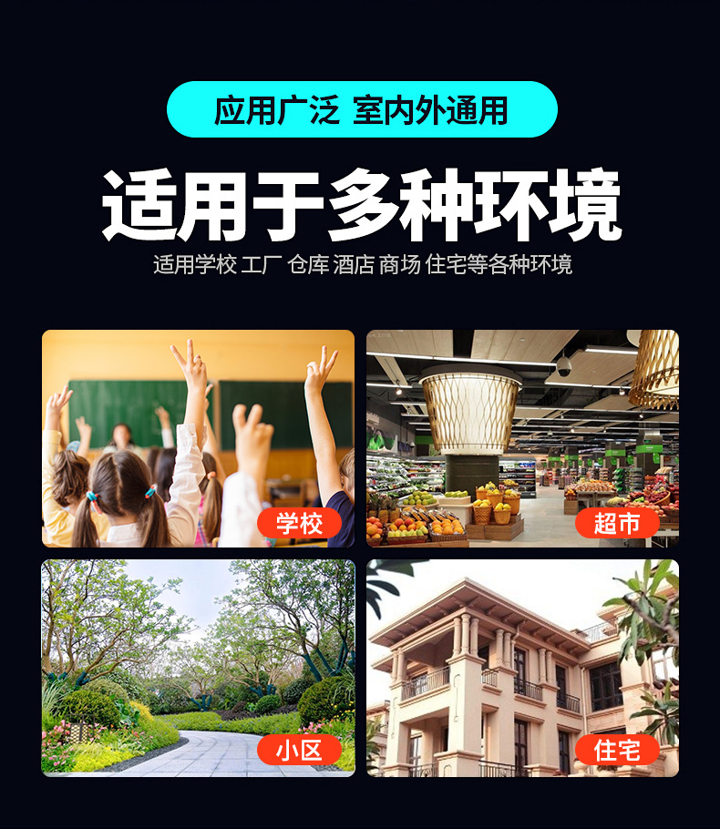 家用网络高清监控器NVR录像机商用poe供电有线监控摄像头多路套装