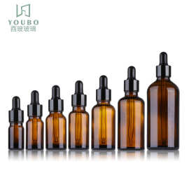 5-100ml精油瓶 茶色滴管瓶 避光精油瓶 玻璃瓶原液瓶精华液瓶