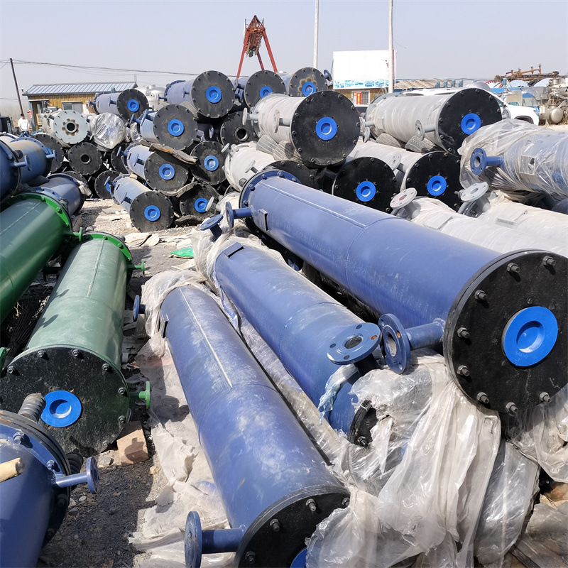 出售工业冷凝器 二手石墨冷凝器 列管式冷却设备