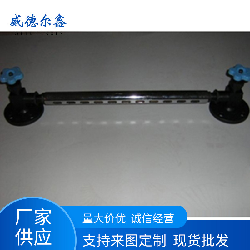 厂家供应304不锈钢水位计玻璃管式液位计法兰连接不锈钢油位计