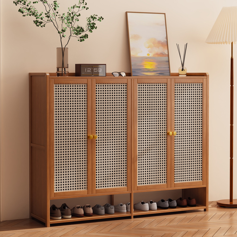 Shoe Cabinet Light Luxury Household Economical Simple Dustproof Door Space-saving Storage Artifact Storage Indoor Multi-layer Shoe Rack