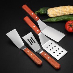 Thickened Stainless Steel Plate Grill Spatula, Hand Grab Pancake Steak Slicing Spatula, Pizza Turning Spatula, Pan-Fried Pork Cake Spatula, Tool Spatula, Pressing Spatula