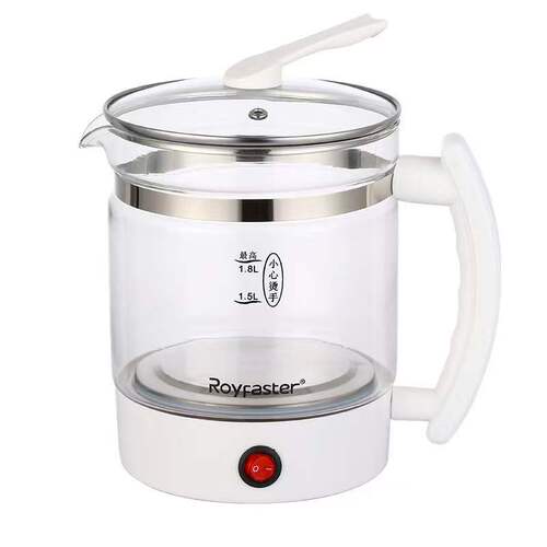 Split-body glass health-preserving teapot Rongshida electric kettle multi-functional flower tea pot touch gift boiling kettle wholesale