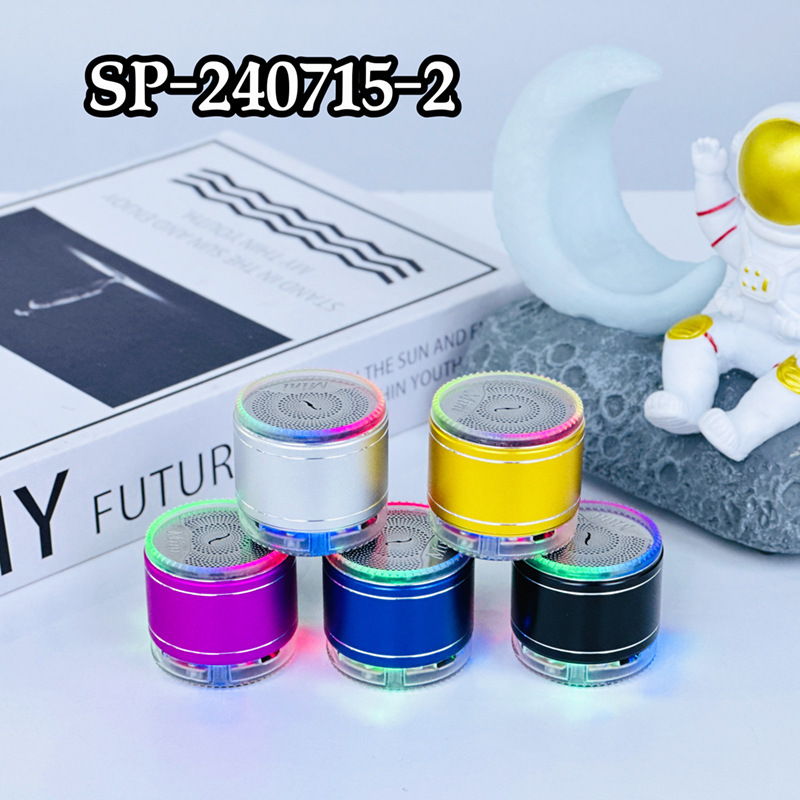 Cross-border explosions aluminum alloy home desktop outdoor portable small steel gun pluggable card Bluetooth audio card wholesale