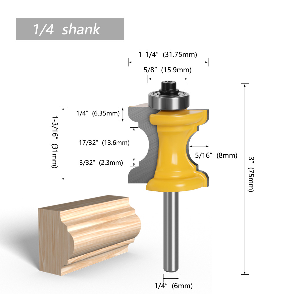 1/2 mango 1/4 mango cuchillo de nariz cóncava máquina de grabado cuchillo de carpintería mesa y silla línea cuchillo de arco puerta borde línea máquina de tira
