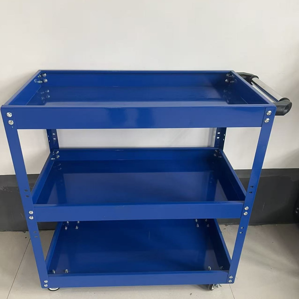 自動車修理工具車メーカーは冷間圧延鋼三層多機能修理工具車移動現場工具車を厚くした