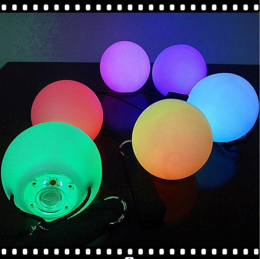 LED colorful luminous swing ball button luminous swing ball flashing ball balloon light ball light