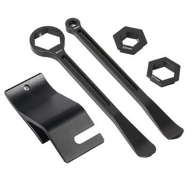 Motosiklet ləvazimatları və aksesuarları Cnc Tire Removal Tool Hexagonal - black-tire-lever-tire-bead-seat