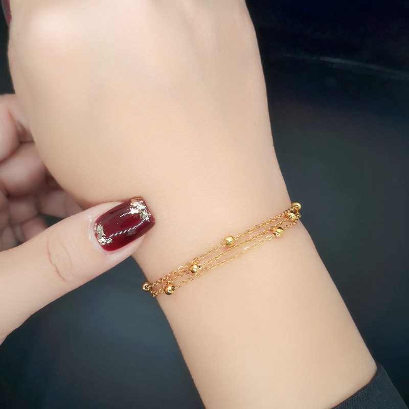 Fashion Geometric Titanium Steel Plating Bracelets 1 Piece