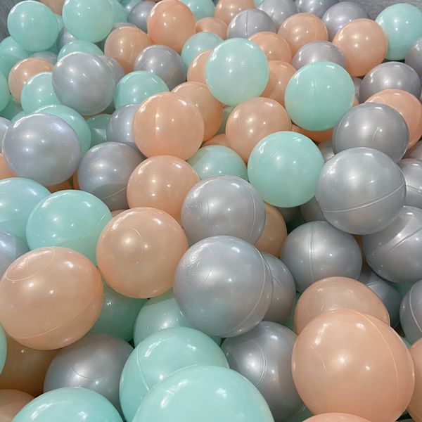 Decoración de gran macarón color onda bola bola de campo de recreo rojo bola bola de piscina seca bola de red de mar bola gruesa