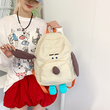 韩版搞怪卡通动物动漫双肩包高中简约校园大学生软妹日系可爱包邮