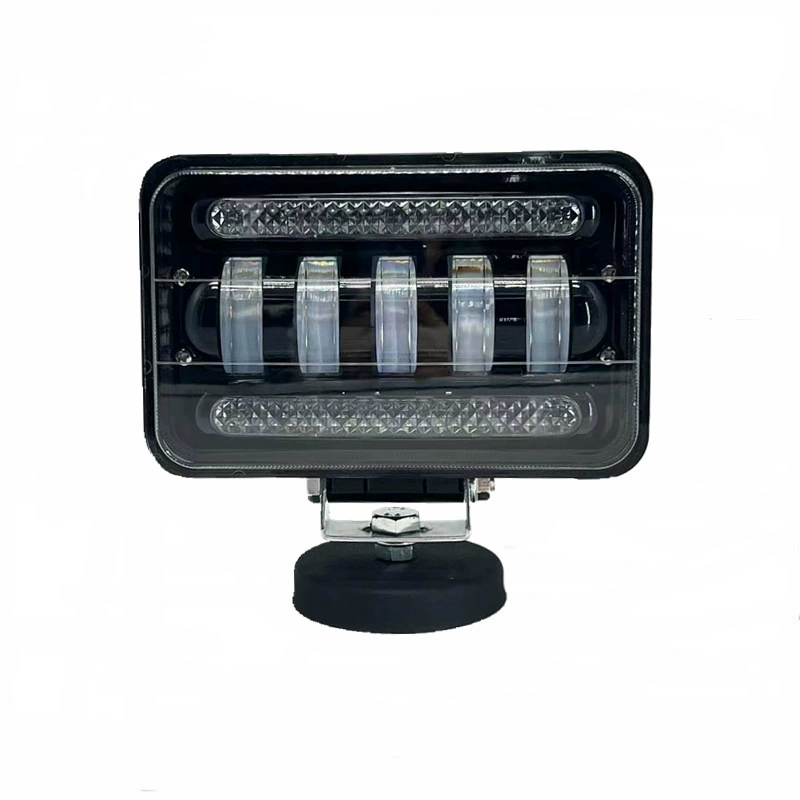 Квадратная LED-подсветка для внедорожников, световой полосы, 5 дюймов, 40, 50 Вт