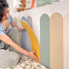 3d立体衝突防止壁に壁を貼ったスカートは、柔らかいバッグの子供の部屋にくっつき、ベッドの周りに壁を貼って恥を隠す