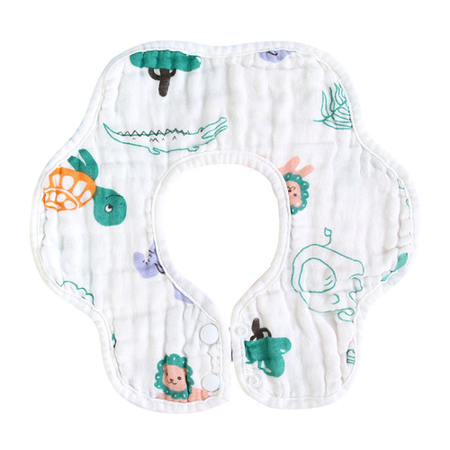 Slobber napkin baby type a cotton 360 degree supplies baby bib bib gauze slobber pocket baby slobber scarf