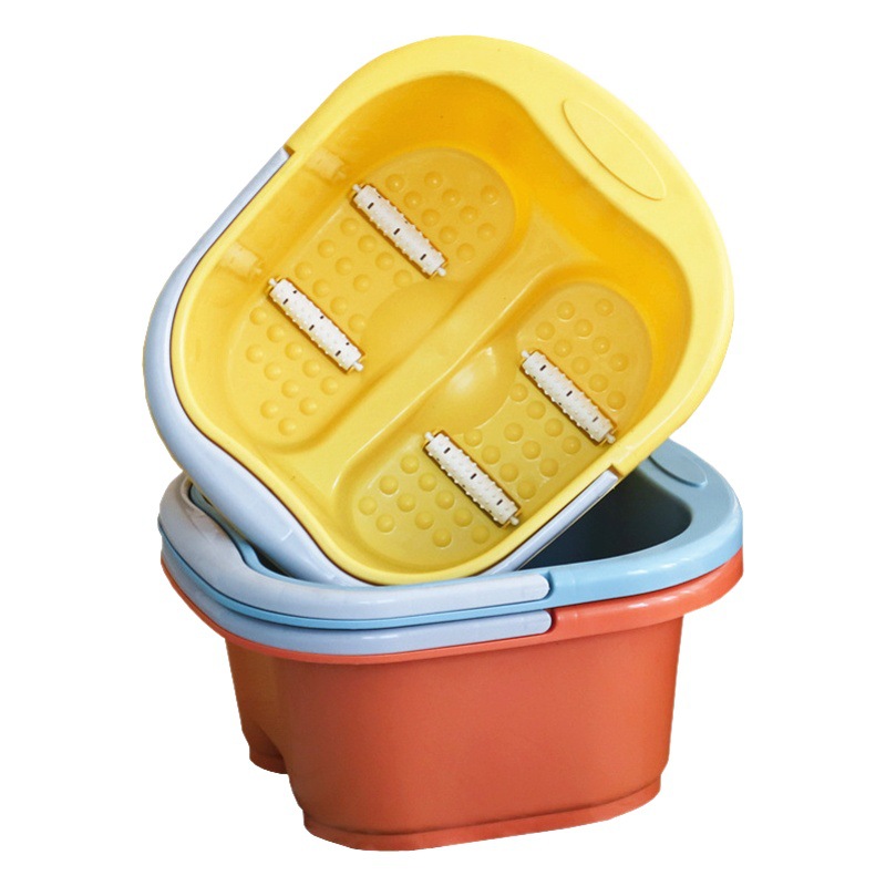 Factory wholesale plastic footbath thickened footbath massage foot bath tub household foot bath bucket adult foot bath bucket