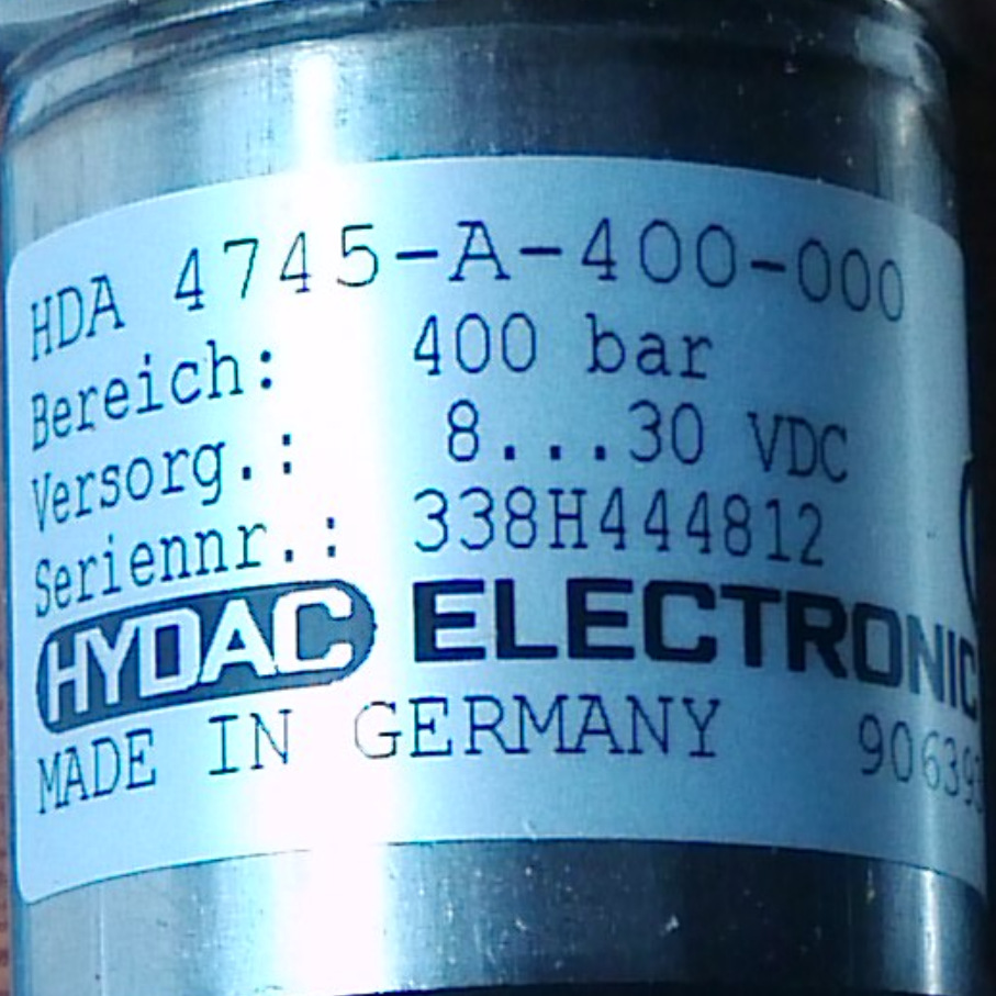 906393  HDA4745-A-400-000 # HYDAC//贺德克，传感器