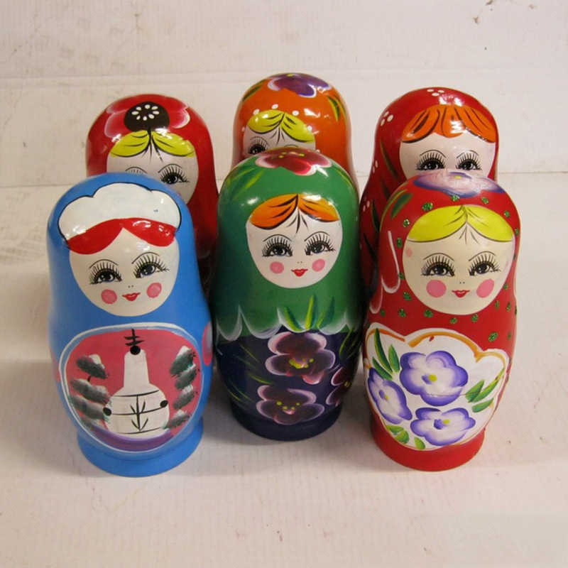 木製の新しい逸品の油の5階の大きい腹のロシアの子供の家の装飾品のカラーの子供の露店の卸売り|undefined