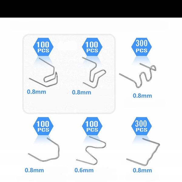 6 specifications of welding nails (1000 pieces)