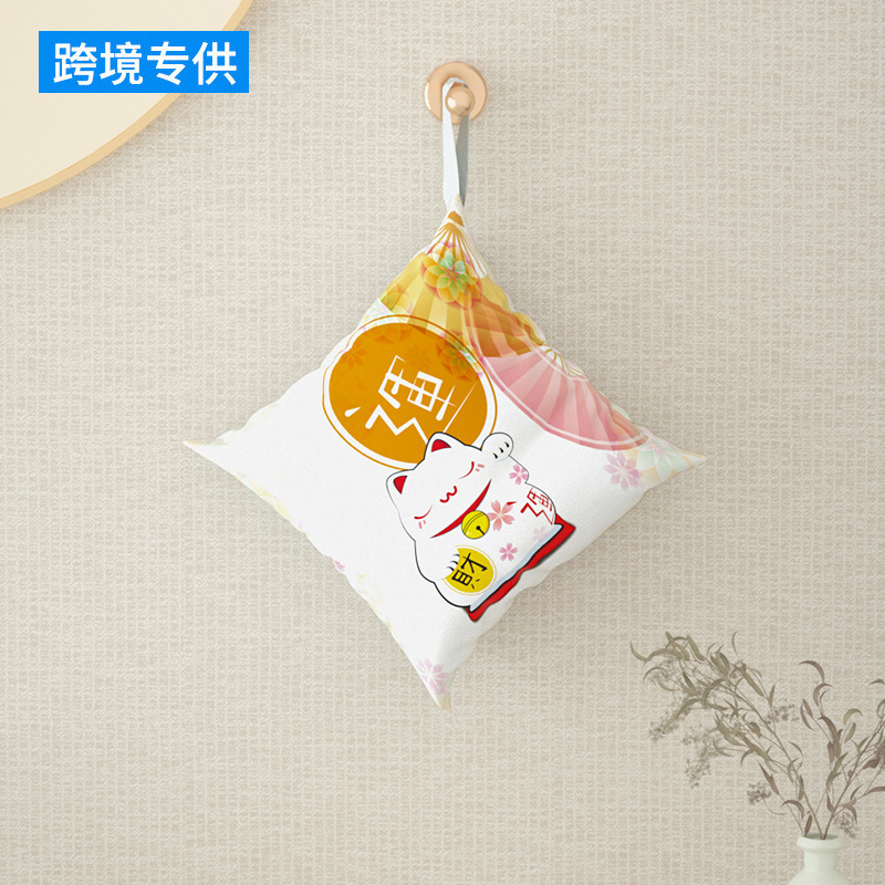 Cross-border diatomite hand towel cartoon cute children's handkerchief absorbent quick-drying bathroom kitchen wall-mounted hand towel
