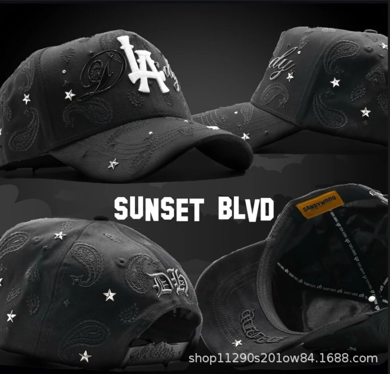 2025 explosión spot DANDY moda hip-hop tendencia gorra gorra de béisbol ajustable comercio exterior transfronterizo al por mayor
