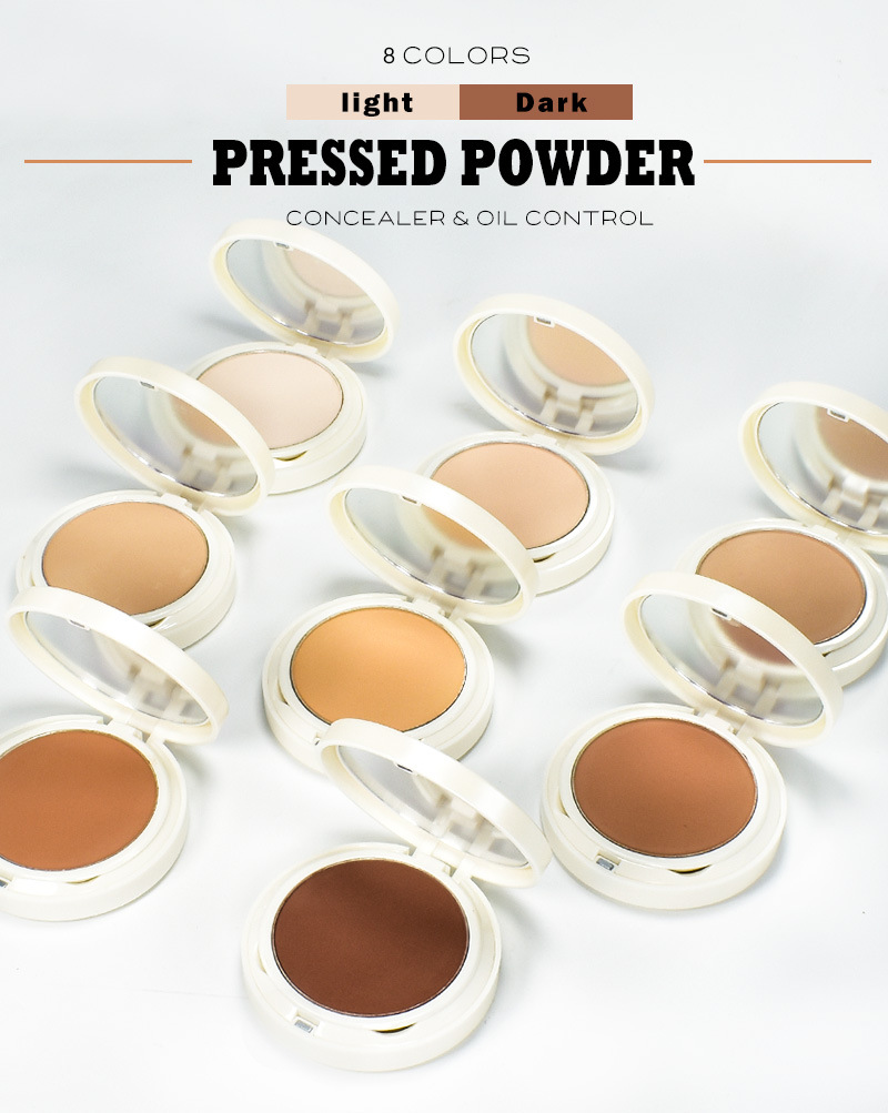 现货中性无logo粉饼Powder Foundation 细腻定妆双层粉饼定制跨境-阿里巴巴