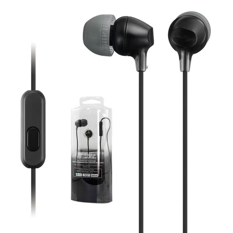 Suitable for Sony Mdr-Ex15Ap In-Ear Headphones, Heavy Bass Mobile Phone Universal Wired Control Headphones with Microphone Suitable for Sony Mdr-Ex15Ap In-Ear Headphones, Heavy Bass Mobile Phone Universal Wired Control Headphones with Microphone