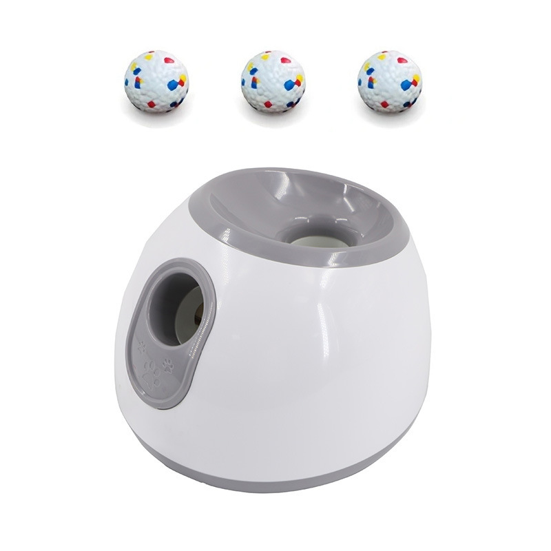 Puzzle inteligente para aliviar la aburrimiento de tenis para perros máquina de recompensa de fugas automáticas inteligente lanzador de bolas de entrenamiento interactivo para perros suministros de mascotas