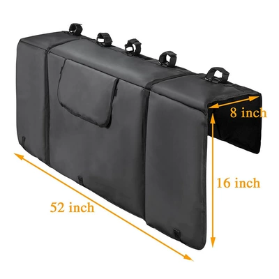 Cross-Border Hot Selling Pickup Truck Rear Baffle Pad Tailgate Pad Mountain Bike Pad Protective Soft Pad Tailgate Pad (Other Automotive Safety Supplies) - 1321-406203cm-black