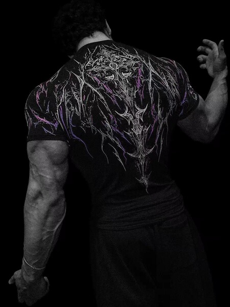 sports quick dry elastic T-shirt for gym for training