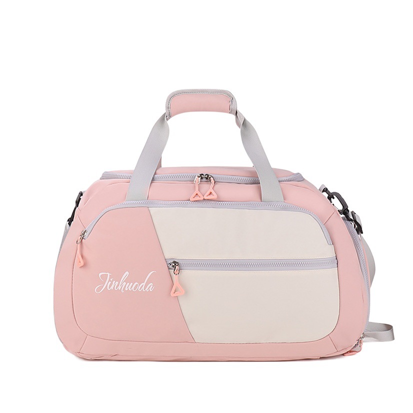 Bolsa de fitness bolsa de viaje de deporte de las mujeres bolsa de hombro multifunción zapato de gran capacidad impermeable a corta distancia seca y húmeda bolsa de viaje