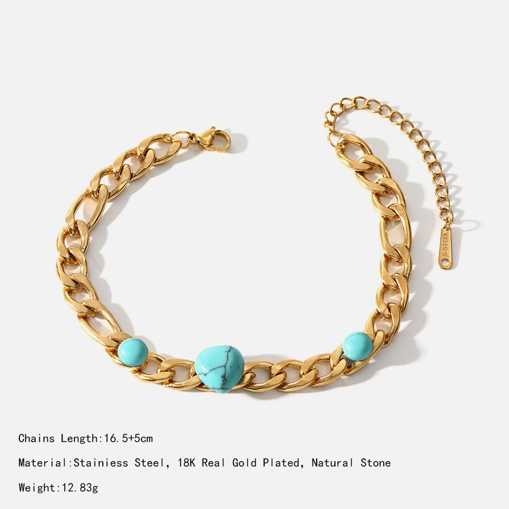 1 Piece Fashion Geometric Stainless Steel Plating Layered Necklaces_colorza_2