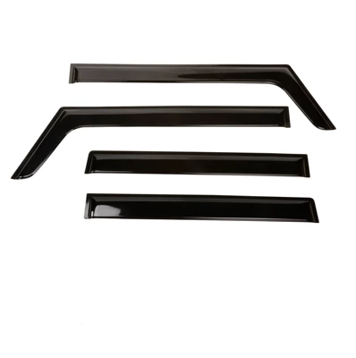 Suitable for 2018+Jb64 Suzuki Rain shield - black-widened-and-thickened-4-piece-pack-thickness-20mm