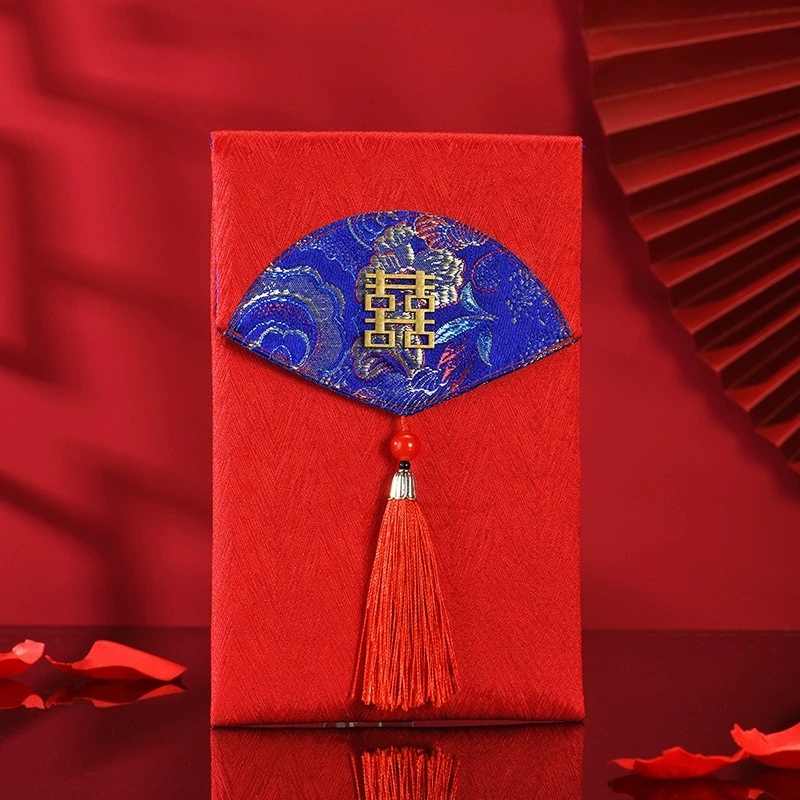 Wedding red envelope wedding new Chinese retro creative personality red envelope red envelopes red envelope bag is a sealing 10,000 yuan to wholesale