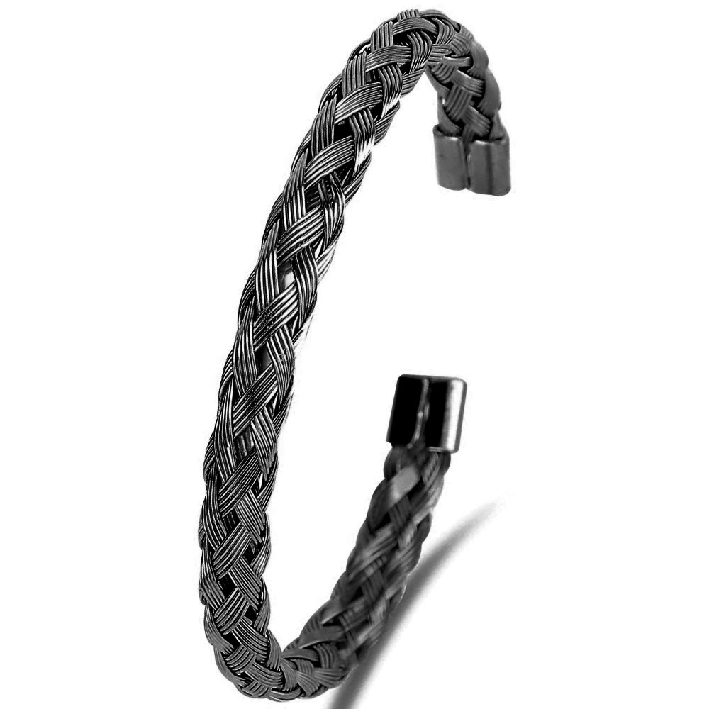 Fashion C Shape Stainless Steel Polishing Bangle