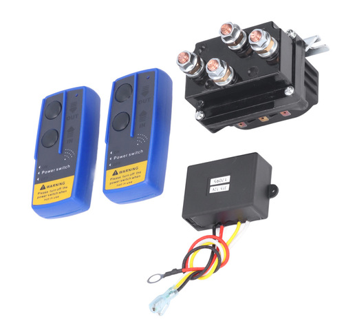 New 500A 12V Electric Winch Relay Winch Control System Wireless Switch Off-Road Winch Electrical