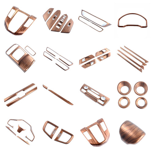 Suitable for Honda 17-21 CRV Haoying Peach Wood Grain Interior Modification Decorative Gear Panel Center Control Trim Strip Gear Head