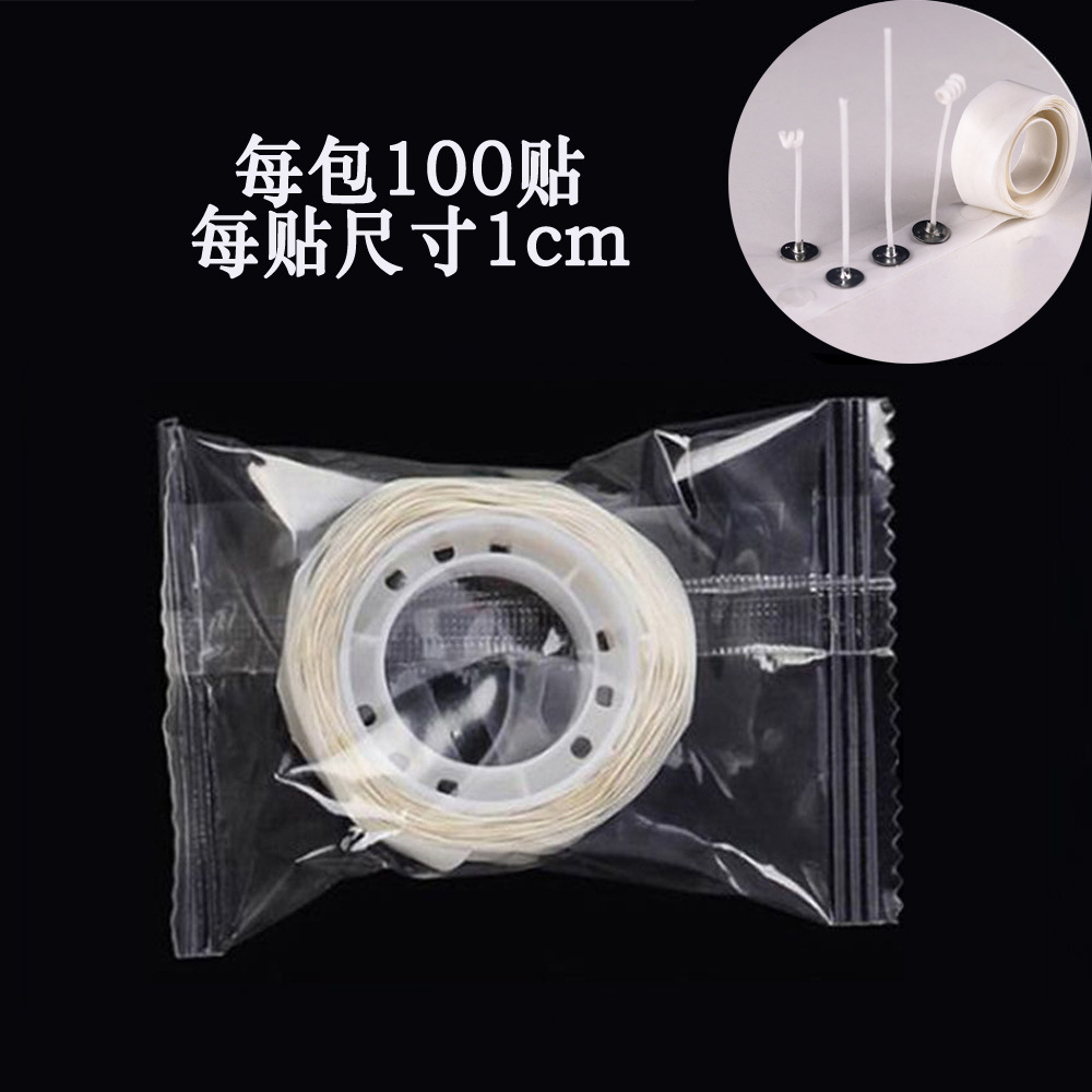 Bricolaje vela núcleo de cera de soja núcleo de la vela de aromaterapia de vidrio material casero flor importada Hilo de algodón sin humo mecha