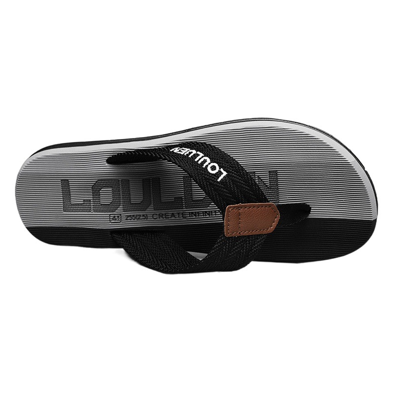 Lulu'an nuevos hombres chanclas zapatillas de verano de los hombres antideslizante playa Moda sandalias al aire libre al por mayor