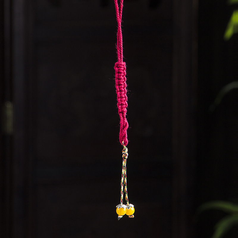 Juego de tetera original tejida a mano tetera de arcilla púrpura juego de té de kung fu ceremonia del té taza de té a juego cero resistente a la caída