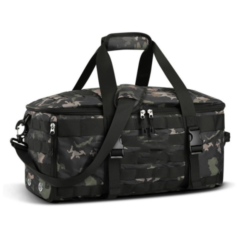 Amazon multifuncional nueva bolsa de fitness para hombres y mujeres, bolsa de viaje táctica con zapato compartimiento de viaje de fin de semana durante la noche