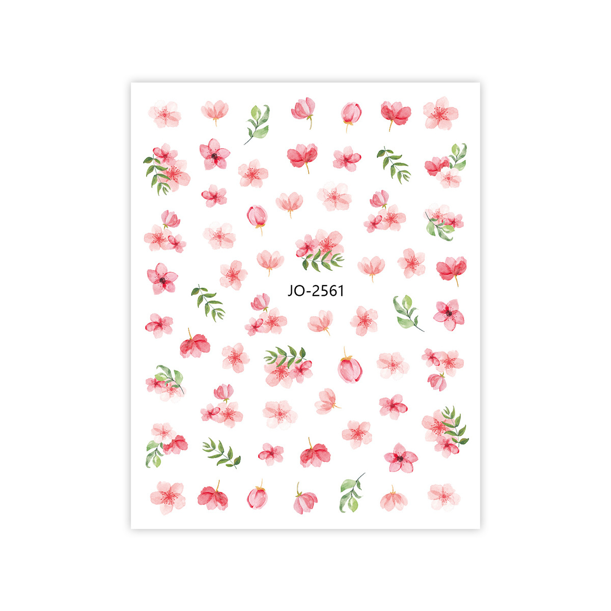 Xiaohongshu mismo estilo Pegatinas de uñas de flores japonesas Pegatinas de uñas de flores secas de hielo ultrafinas Decoración de uñas de flores artificiales