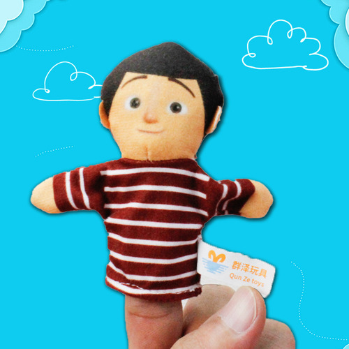 Wholesale Family Fingers Puppet, Children's Plush Toy, Early Education Toy, Parent-Child Interactive Storytelling