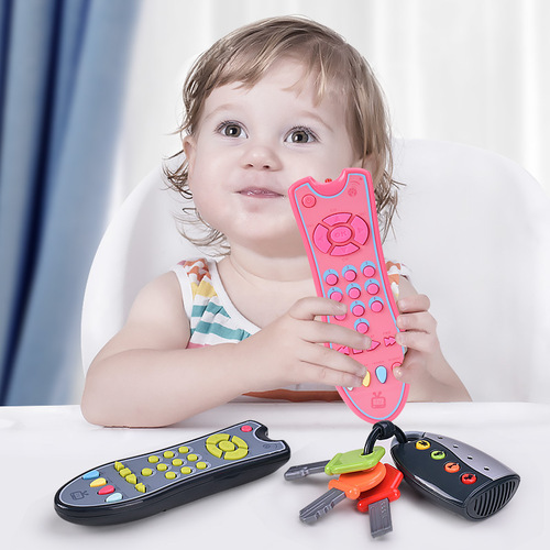 Simulated multi-language remote control cross-border baby toys baby early education enlightenment toys children's TV remote control
