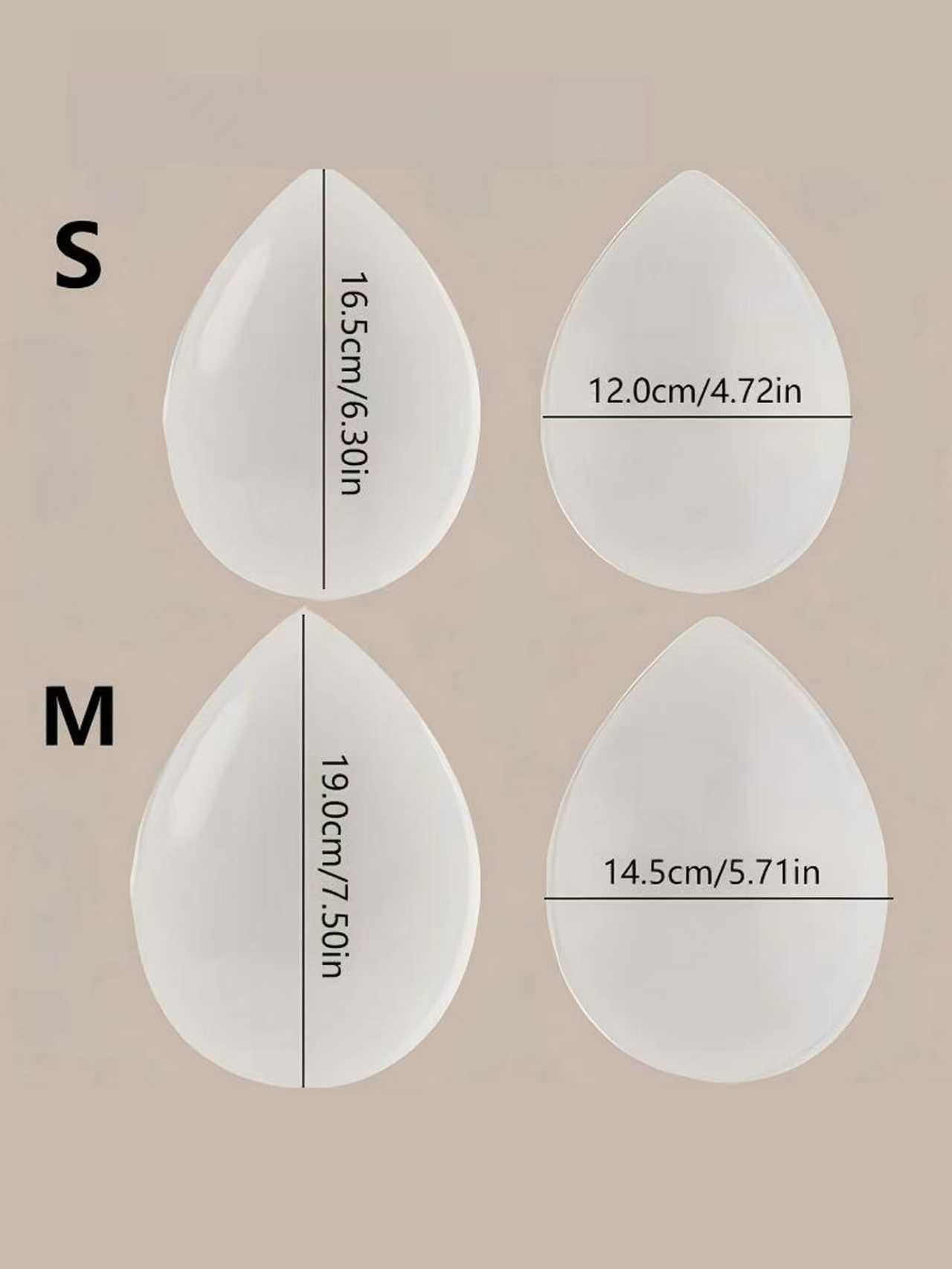 Transparent crotch stickers (one pair)