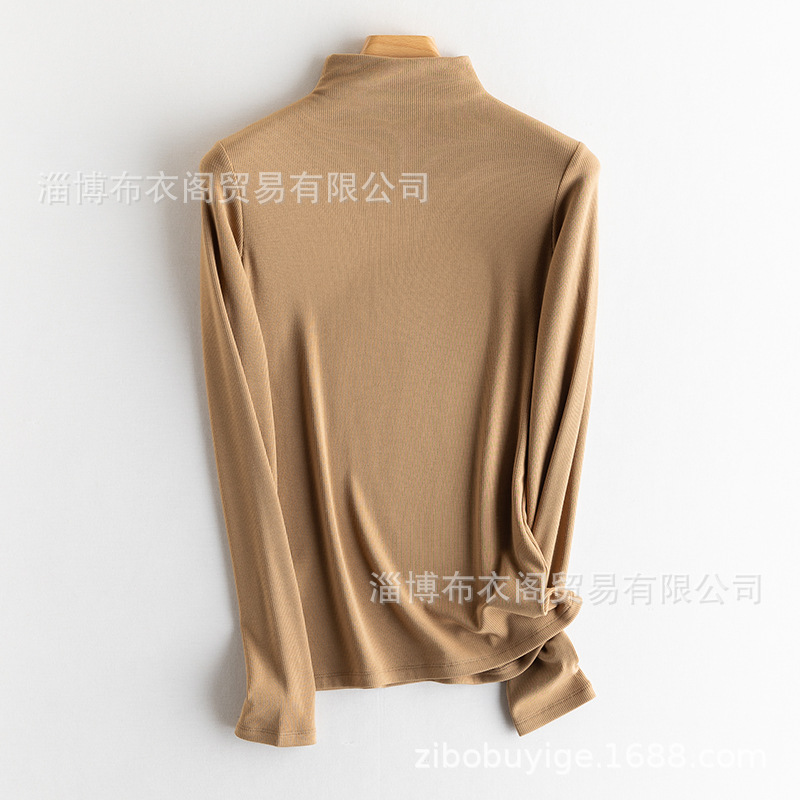 카키[하프 터틀넥]