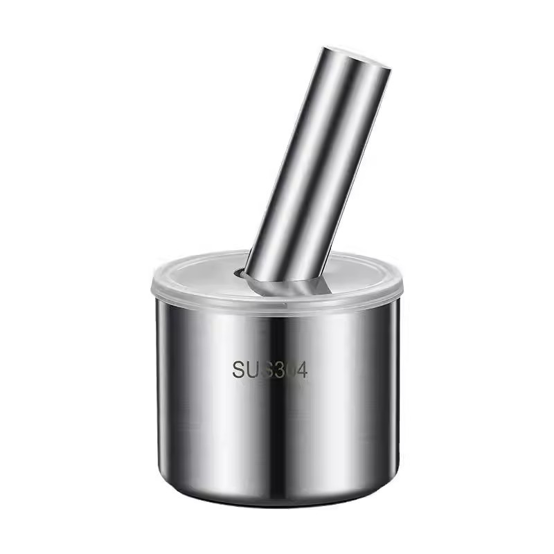 Grado médico 316 acero inoxidable aplastado sólido moledor de grasa doméstico moledor de grasa