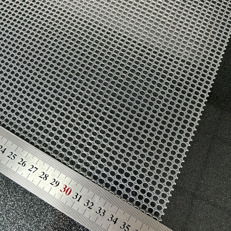 4mmPP方孔塑料网格片水滤芯过滤支撑网 挤出型沙发汽车靠背塑料网