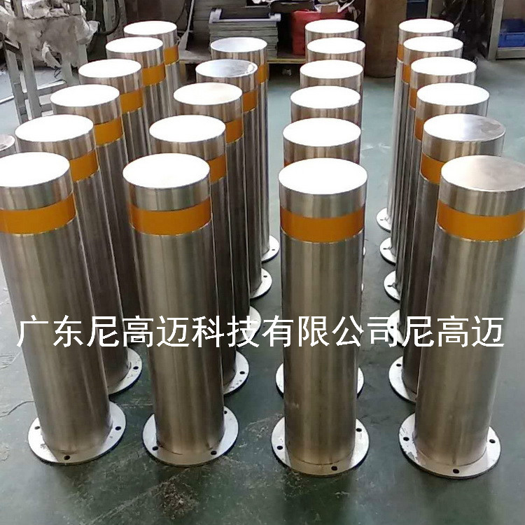 供应不锈钢固定路桩市政道路隔离景观立柱移动路桩步行街升降地柱